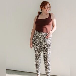 Storq Daily Tank Size 2 in Cocoa - Maternity and Postpartum Stretchy Top